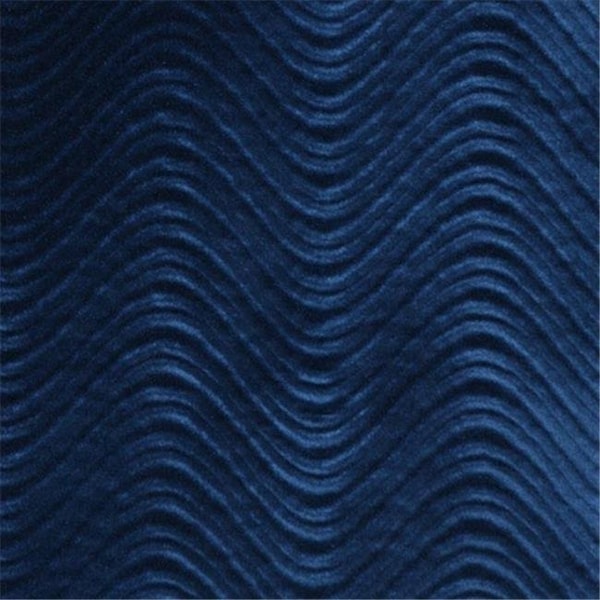 Designer Fabrics C845 54 in. Wide Blue; Classic Velvet Swirl Automotive; Residential And Commercial Upholstery Velvet C845 - main